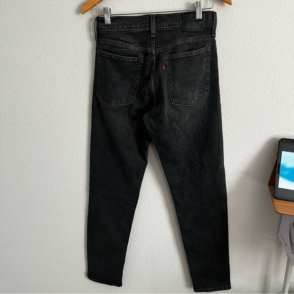Levis jeans wedgie fit size 26 button fly soft black - Picture 6 of 8